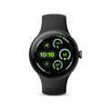 Google Pixel Watch 3 (45mm) Latest Model - Matte Black Aluminum Case - Obsidian Band - Wi-Fi (Renewed)