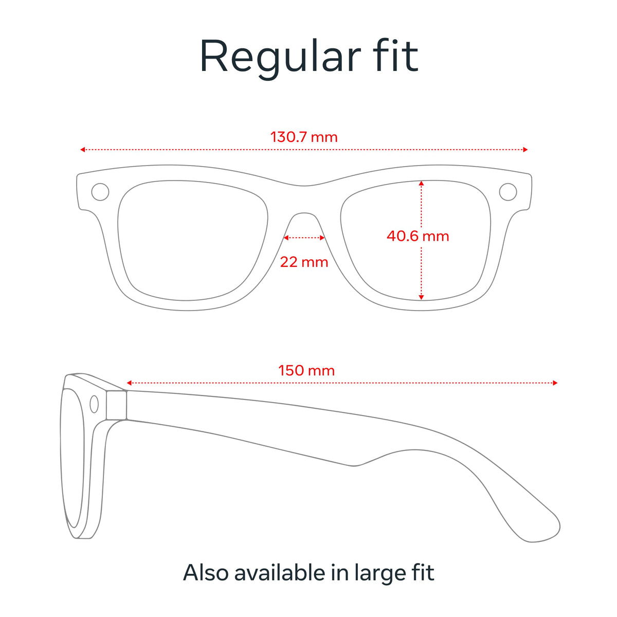 Meta Ray-Ban Glasses, Wayfarer (Renewed)