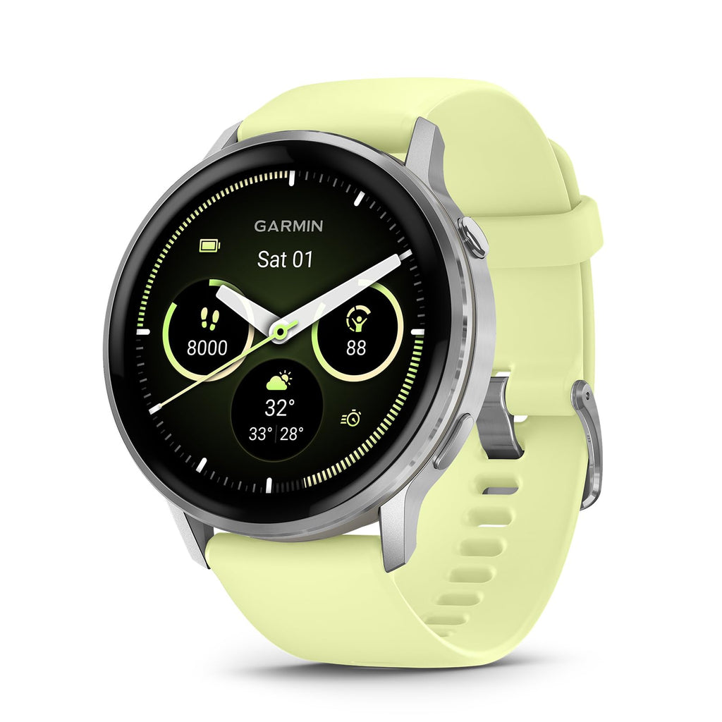 Garmin Venu® 4, Advanced Fitness Smartwatch, 45mm, Black Silicone