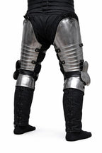 Polished Steel Knight Leg Armor Greaves Medieval Gothic Leg Guard Set Wearable Armor Costume Pair for LARP, Cosplay, Halloween & Reenactment