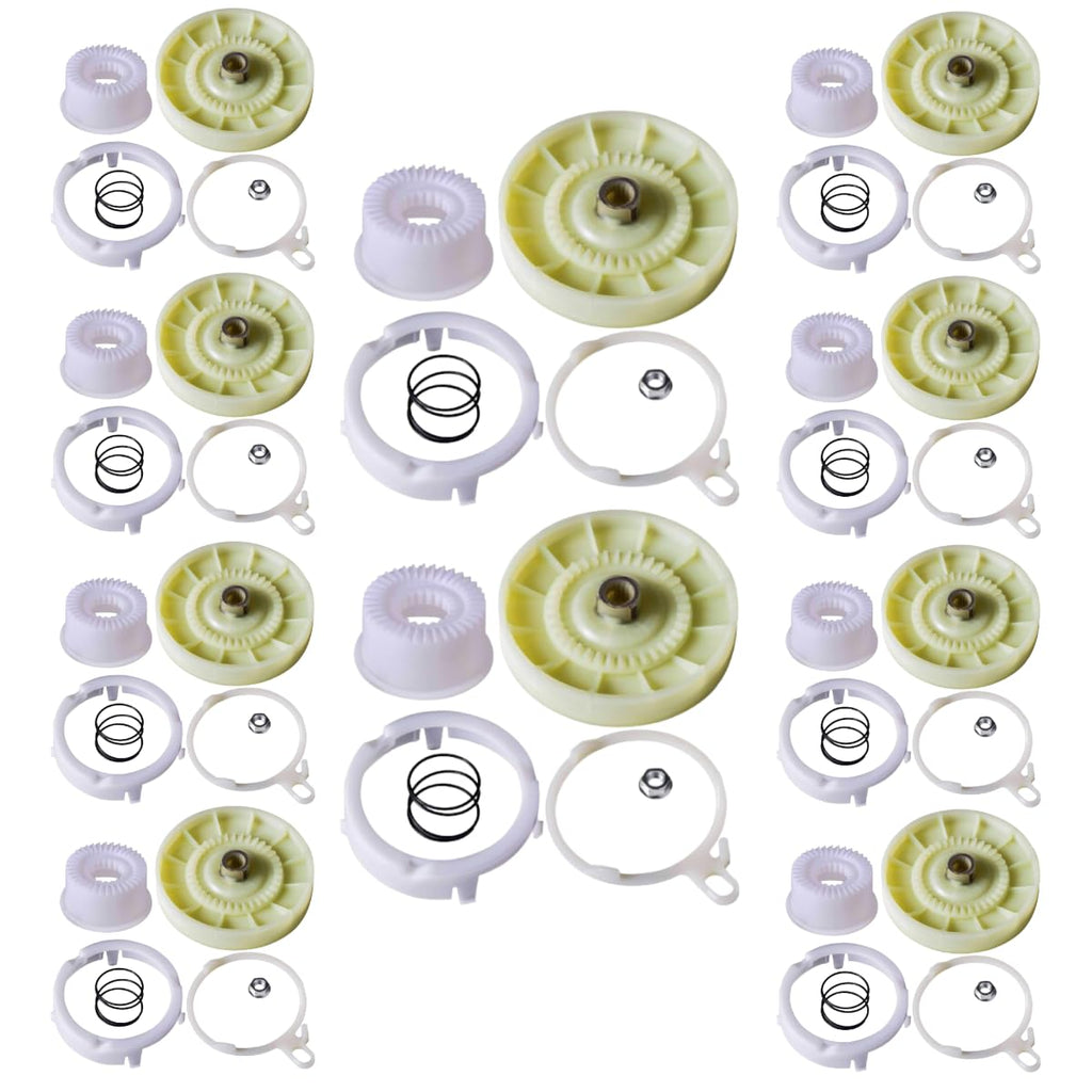For W10721967 Washer Pulley Clutch Kit For Whirlpool W10006356 AP4514410 10-PACK