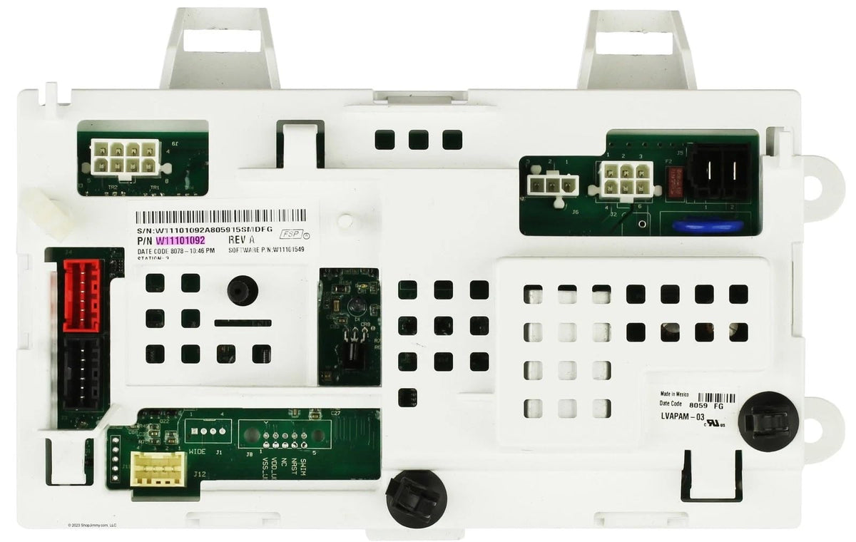 W11101092 for Kenmore Whirlpool Washer Control Board 110.20232711