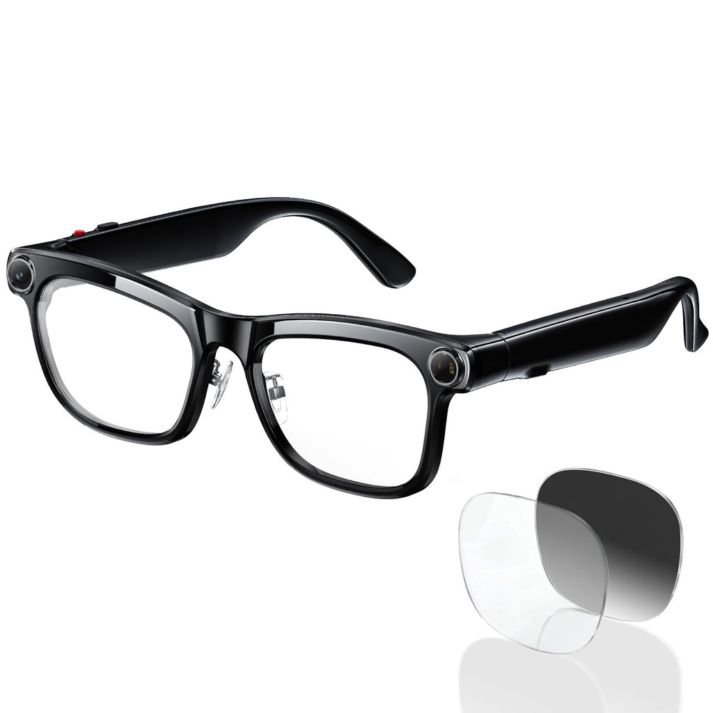 KAIGERR AI Smart Glasses,13MP Camera, 20H Battery, ChatGPT Translations