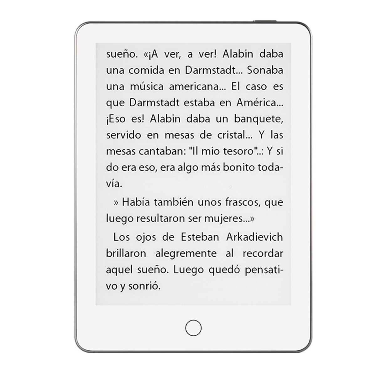 EBook Reader, 300DPI Resolution Builtin Reading Light 4GB RAM 64GB Storage E Reader, 6 Inch E with Case for Home Office Travel (White)