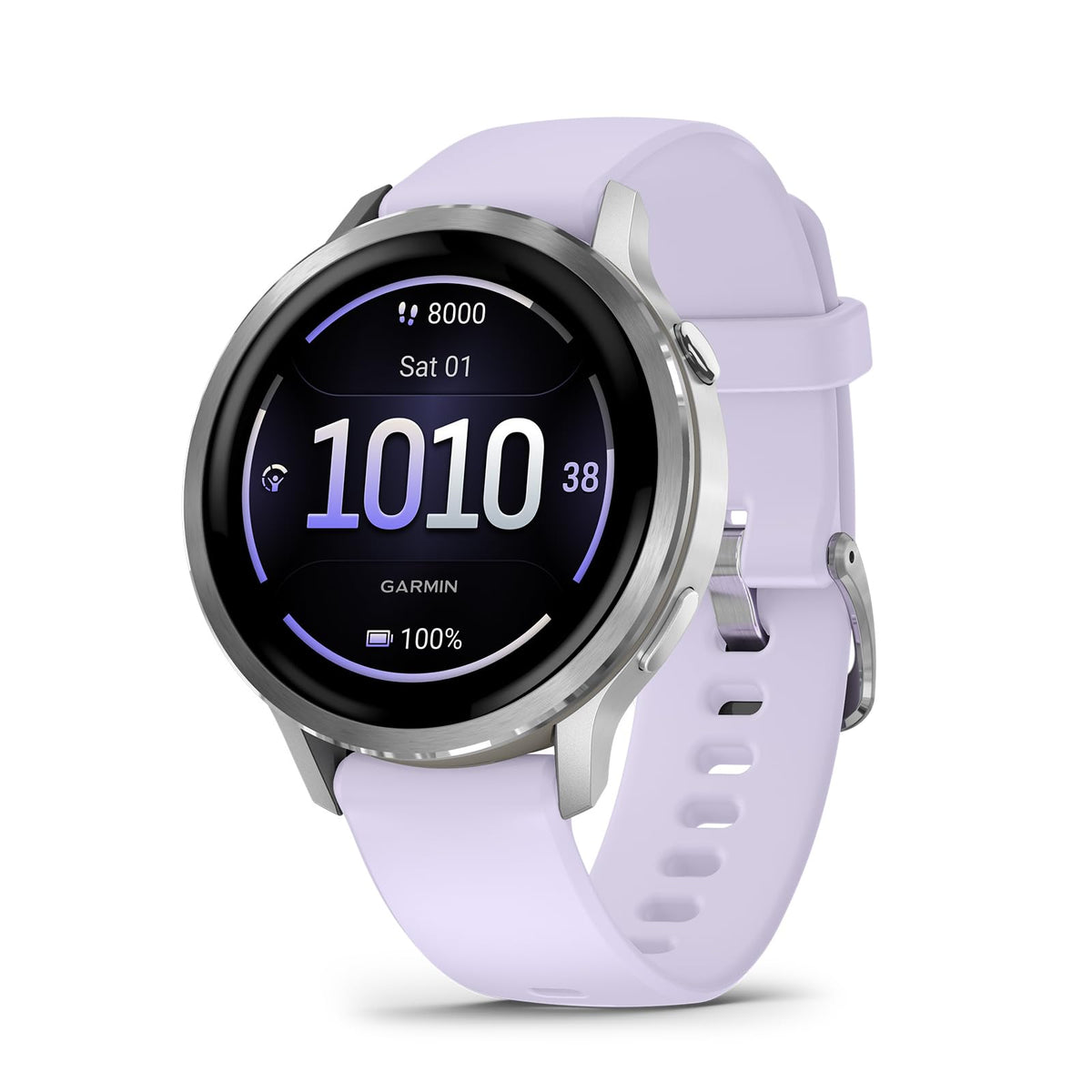 Garmin Venu® 4, Advanced Fitness Smartwatch, 45mm, Black Silicone