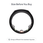 Oura Ring Gen3 Heritage - Black - Size 8