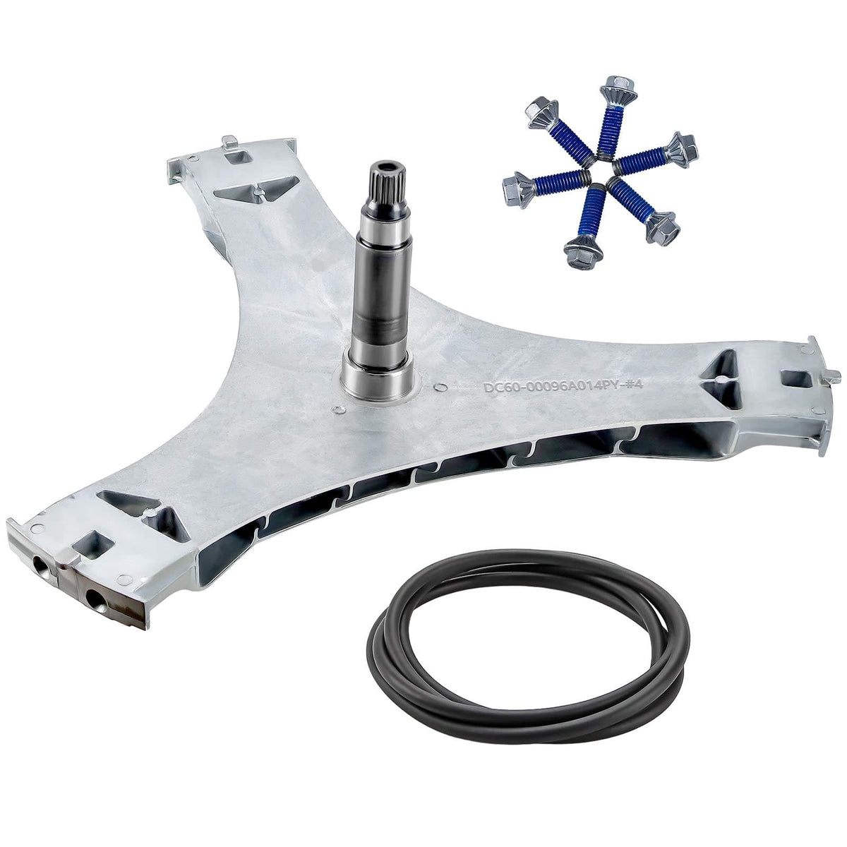 Washer Flange Shaft Assembly Kit DC97-16509B with DC60-40137A Bolts and DC69-00804A Gasket Compatible with Samsung