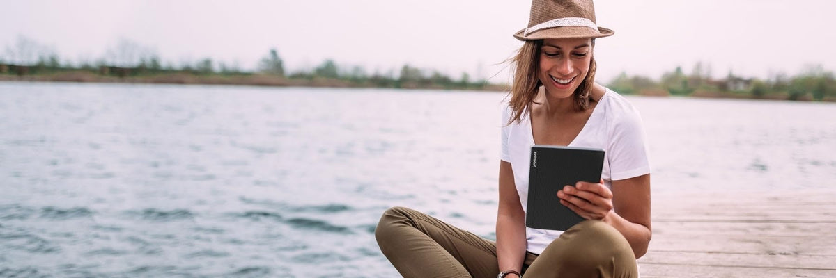 PocketBook InkPad 4 | Eye-Friendly Audio & E-Book Reader | Large 7.8ʺ E-Ink Display | Anti-Scratch Protection | Text-to-Speech Function | Bluetooth® | Built-in Speaker | SMARTlight | IPX8 Waterproof