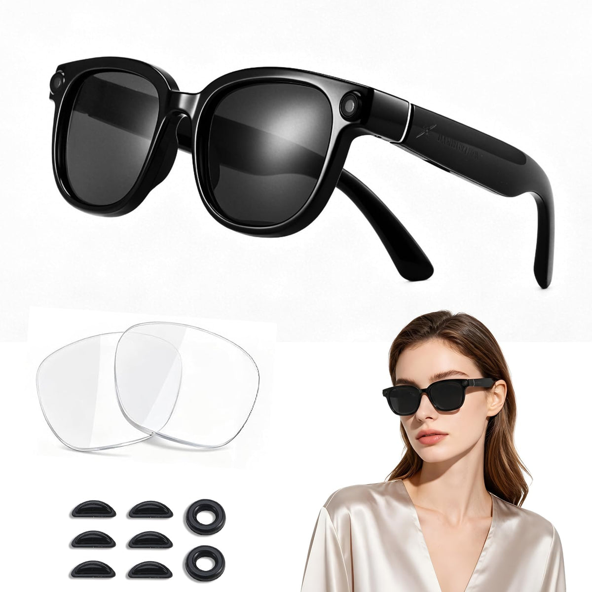 Your First Gift Glasses — Focus Glasses, 13MP HD Video