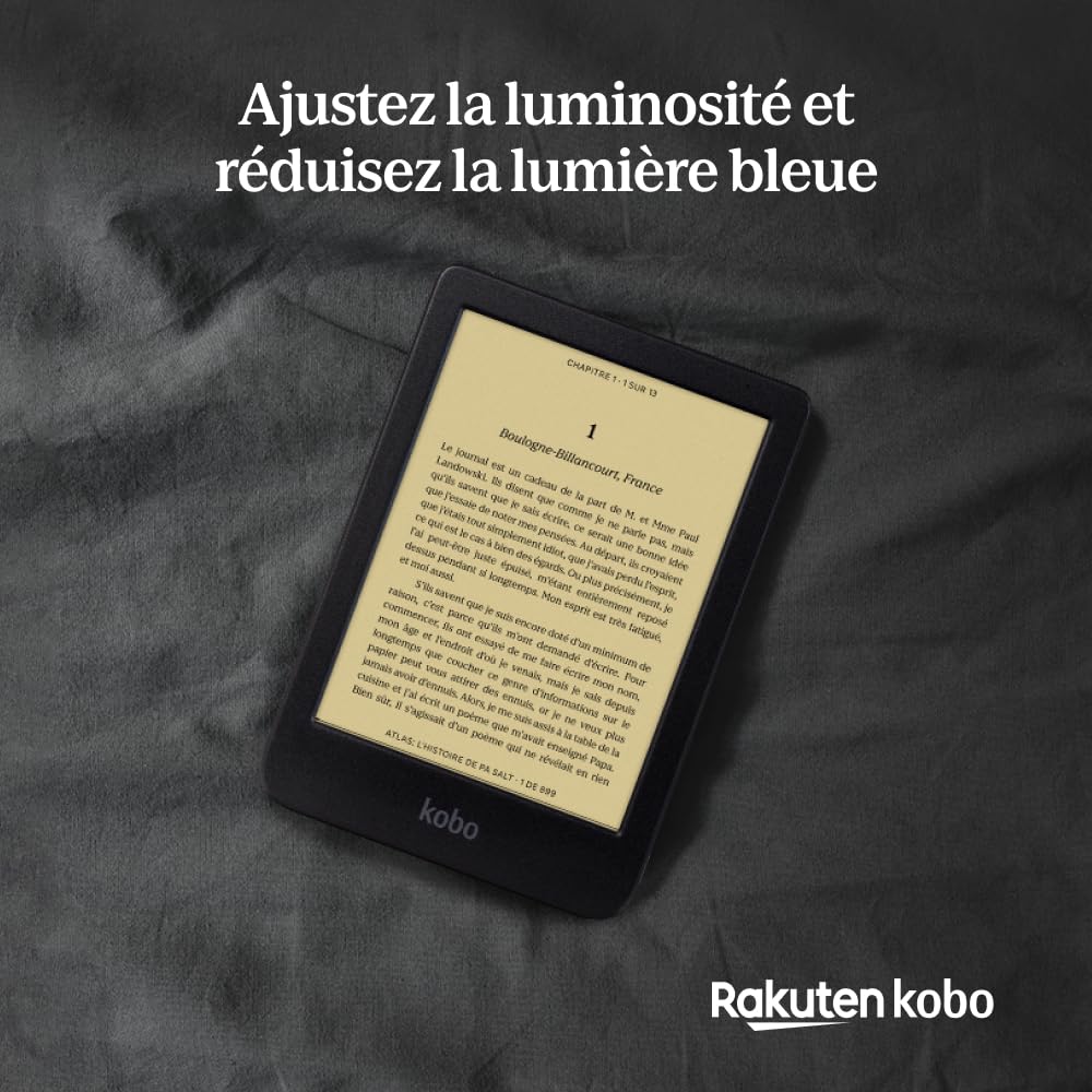 Kobo Clara BW eReader, 6” Touchscreen, Waterproof, 16GB, Black