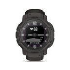 Garmin Instinct® Crossover Solar, Hybrid Smartwatch, 45mm, Graphite