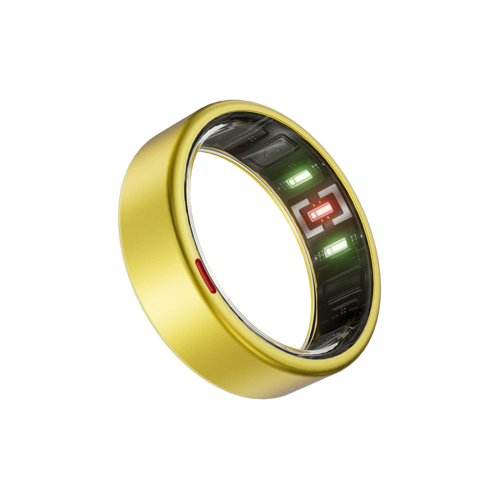 POBOVi Gen2 Titanium Smart Ring, Rosegold, Matte, Size 11