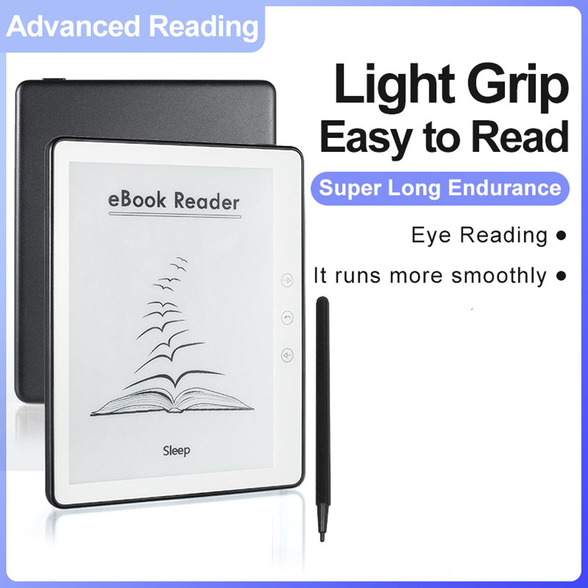 Luocute 5.76 Inch Touchscreen E Book Reader for 8.1