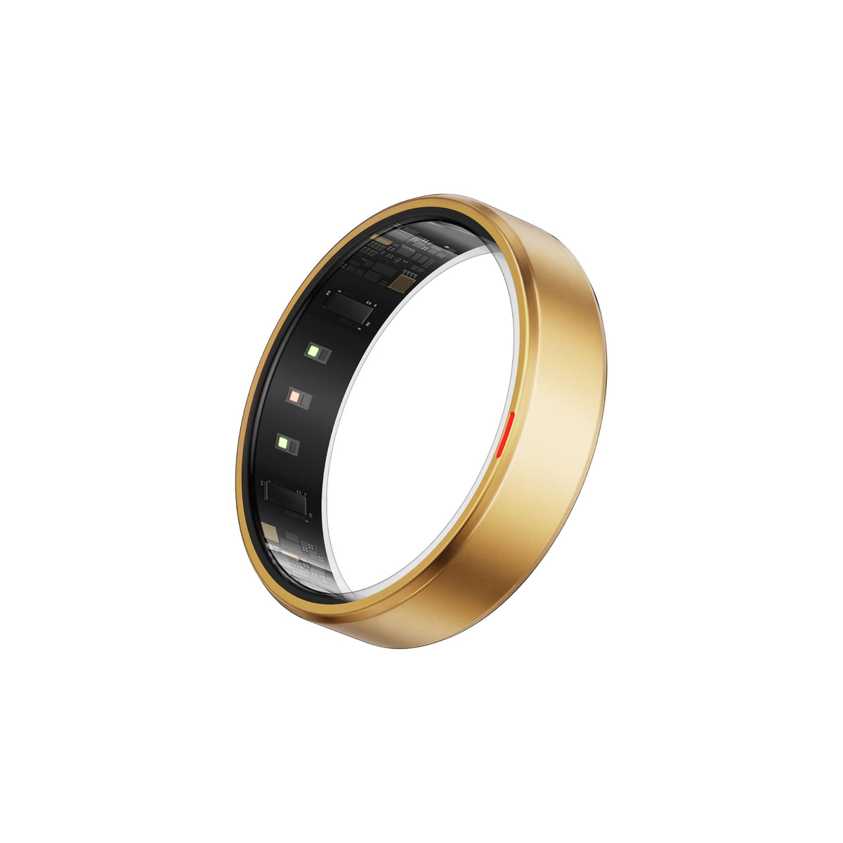 POBOVi Gen2 Titanium Smart Ring, Rosegold, Matte, Size 11