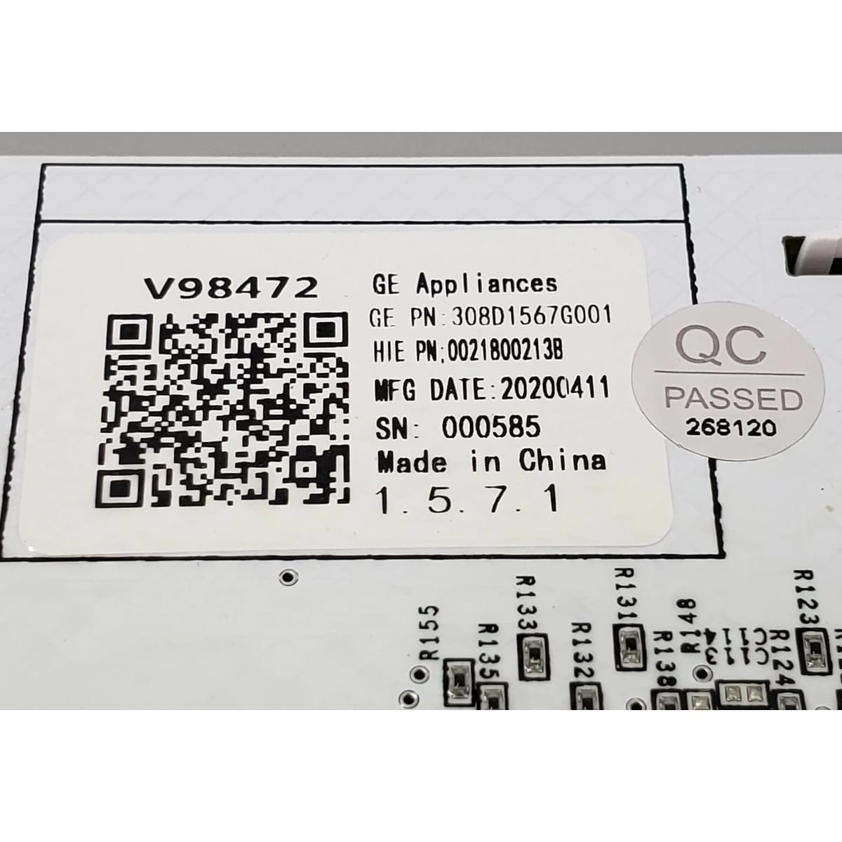 Replacement for GE Washer User Interface 308D1567G001 1-Year Guarantee Same Day Ship # Used compatible with GE 308D1567G001.