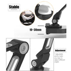 Tablet Stand Holder Adjustable Flexible Long Arm Holder 360 Degree Rotation for 4-11" Cell Phone Tablet E-Readers and More Devices Black (White) (White)