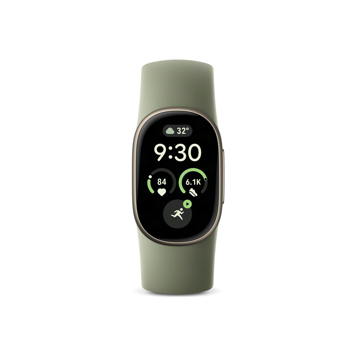 Google Fitbit Edge - Activity Tracker - Pyrite/Olive - Small & Large Band
