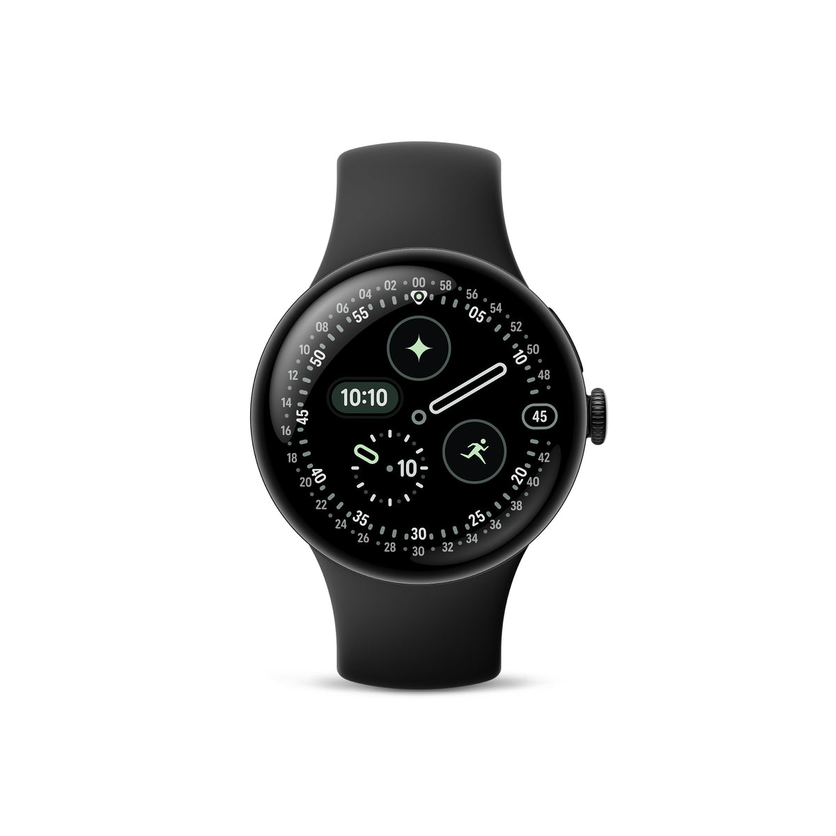 Google Pixel Watch 4 (45mm) - Smartwatch - Moonstone Active Band - Wi-Fi