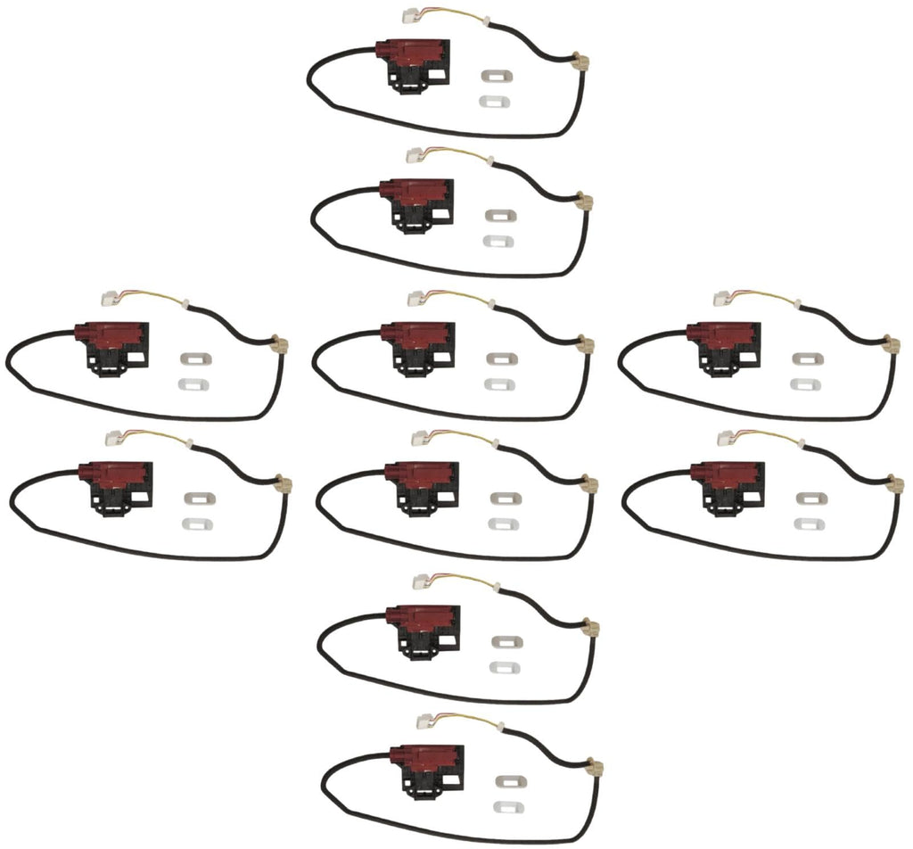 Washer Lid Lock Latch Replace With AP5263307 W10744659 PS349762-10Pack Compatible With DC31 DC31-00054A 60 80 3600 120