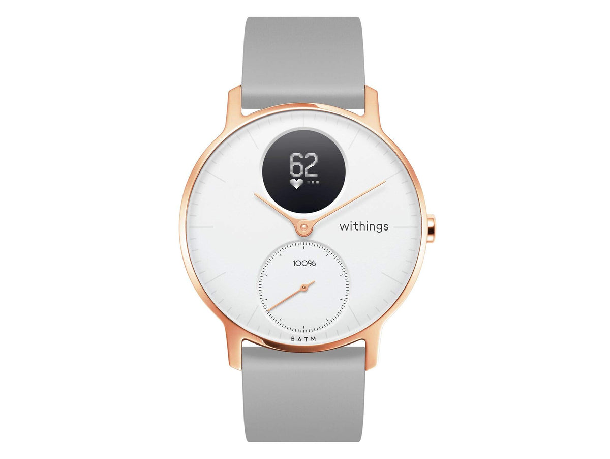 WITHINGS Scanwatch Light - Smart Watch, Heart Rate, Fitness Tracker, Black