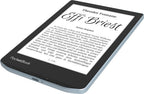 PocketBook Verse E-Readers | Eye-Friendly 6'' E-Ink Carta™ HD Touchscreen | Adjustable SMARTlight | Up to 1 Month of Battery Life | WiFi & Memory Card Slot | E-Book Reader in Misty Grey