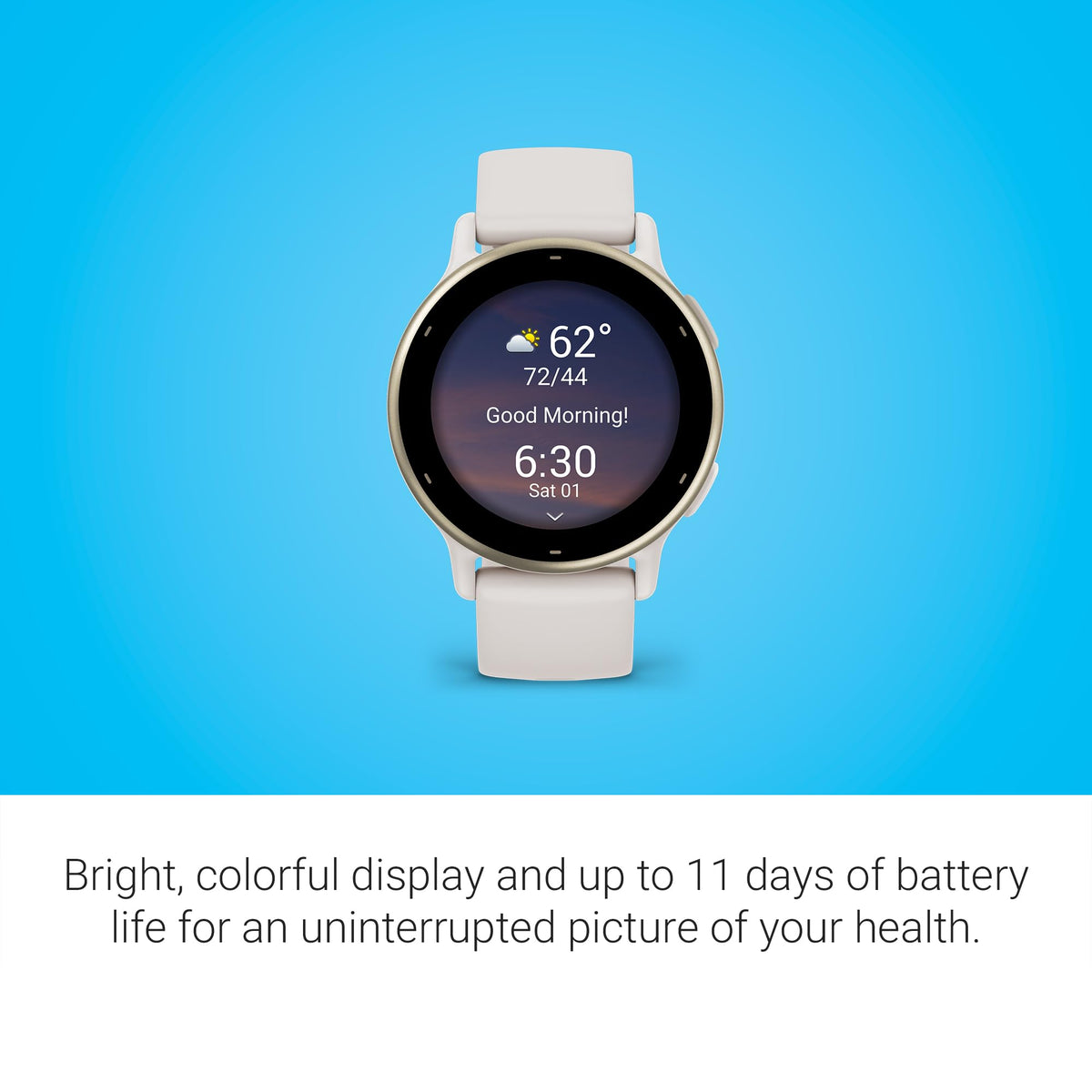 Garmin vívoactive 5, Health and Fitness GPS Smartwatch, AMOLED Display, Up to 11 Days of Battery (Renewed)