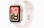 Apple Watch SE 3 [GPS + Cellular, 40mm] Starlight Aluminum Case with Light Blush Sport Band, S/M (Renewed)