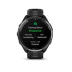 Garmin Forerunner® 965, Running Smartwatch, 47mm, Black/Powder Gray