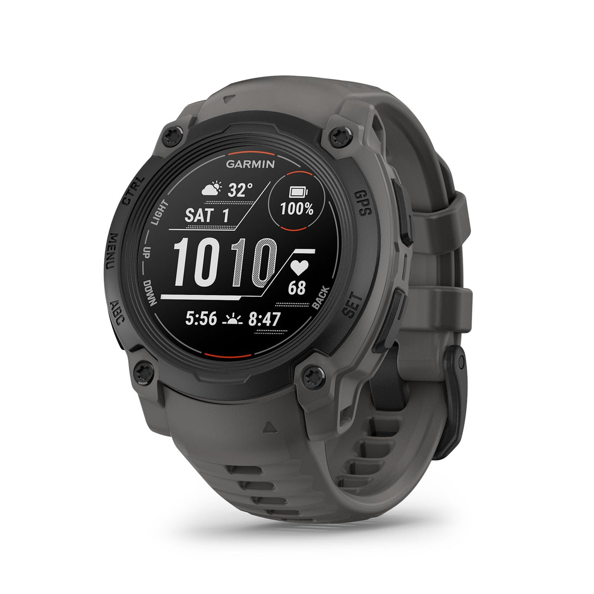 Garmin Instinct® E, Rugged GPS Smartwatch, 40mm, Electric Lime/Twilight