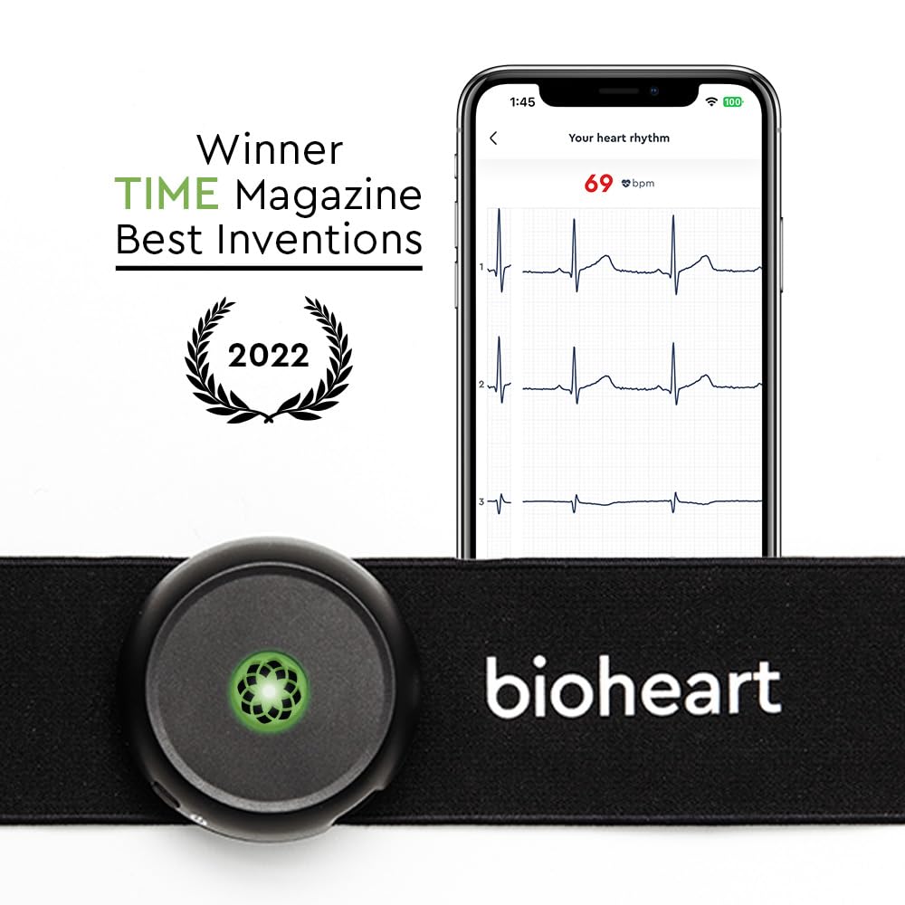 Bioheart 24/7 Continuous Heart Monitor Chest Strap
