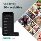 Frontier X2 Smart Heart Rate Monitor Chest Strap, Wearable Heart Rate Monitor with Strain, Breathing Rate, Real Time Vibration Alerts and 20+ Fitness Activities with Continuous Heart Monitoring