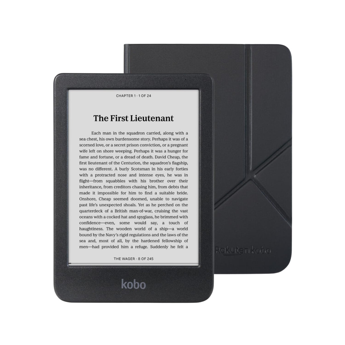 Kobo Clara BW eReader with Case Bundle (Candy Pink SleepCover, Case Bundle)