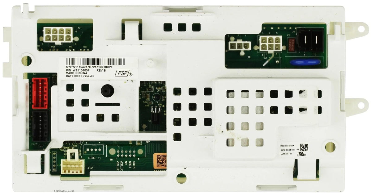 W11104057 FOR Whirlpool Washer Dryer Tower Main Control Board Compatible with WET4027HW0 WET4027HW1 WET4027HW2 WETLV27HW0 WGT4027HW0 WGTLV27HW0