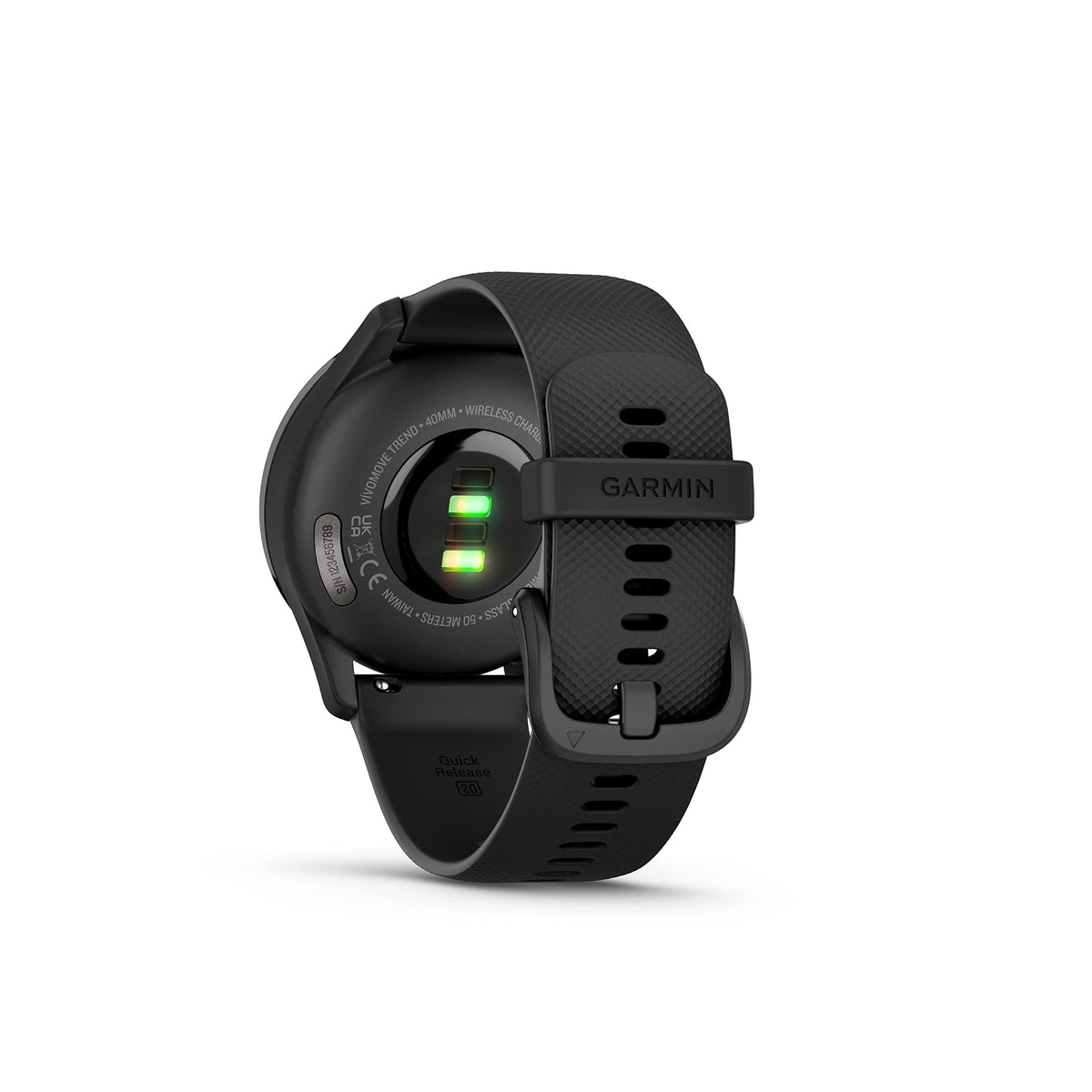 Garmin vívomove® Trend, Stylish Hybrid Smartwatch, 40mm, Black