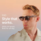 HTC Vive Eagle AI Glasses – Pantos Sunglasses, Charcoal Black