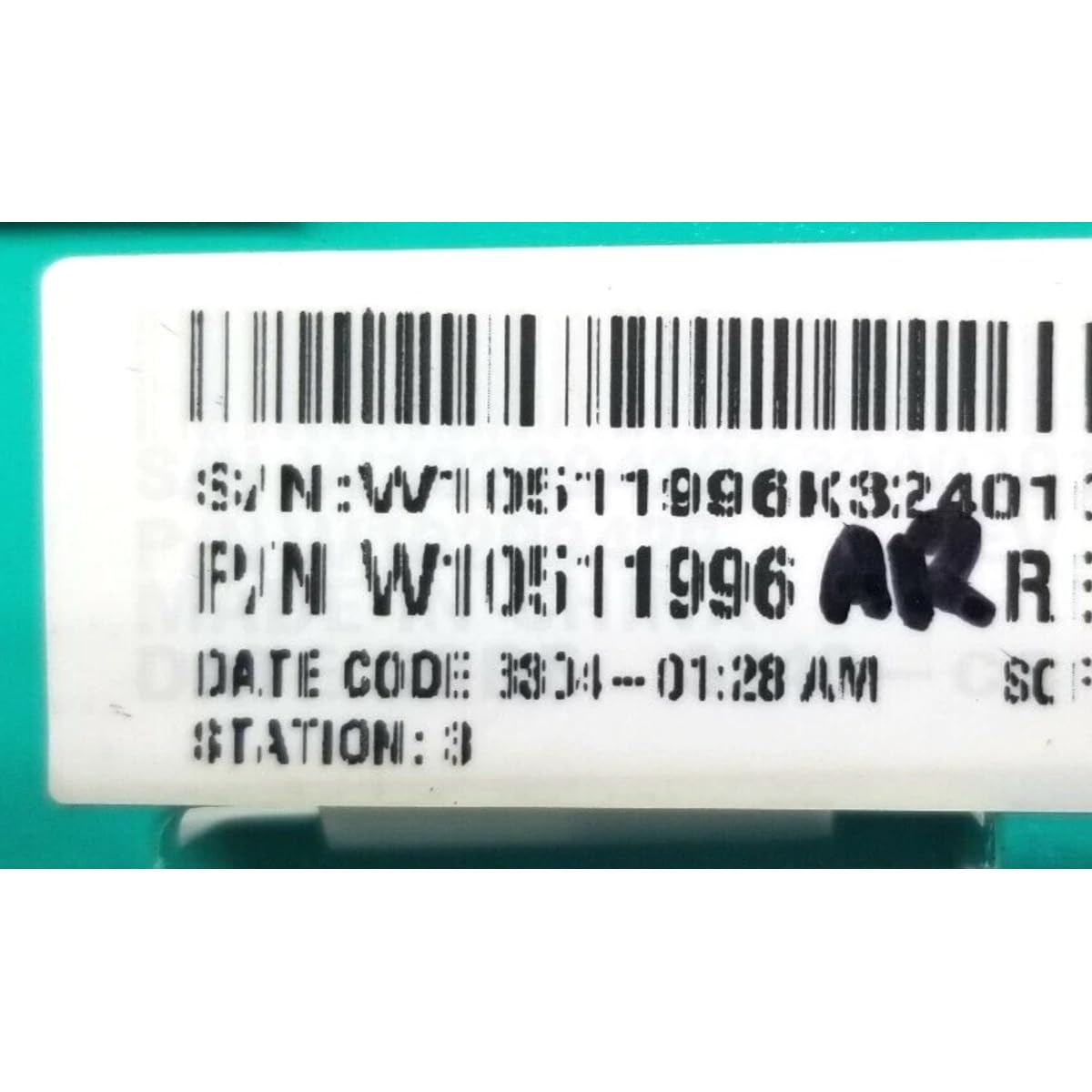 Replacement for Maytag Washer Control W10511996 1-Year Guarantee Free Same Day Ship # Used compatible with Maytag W10511996.