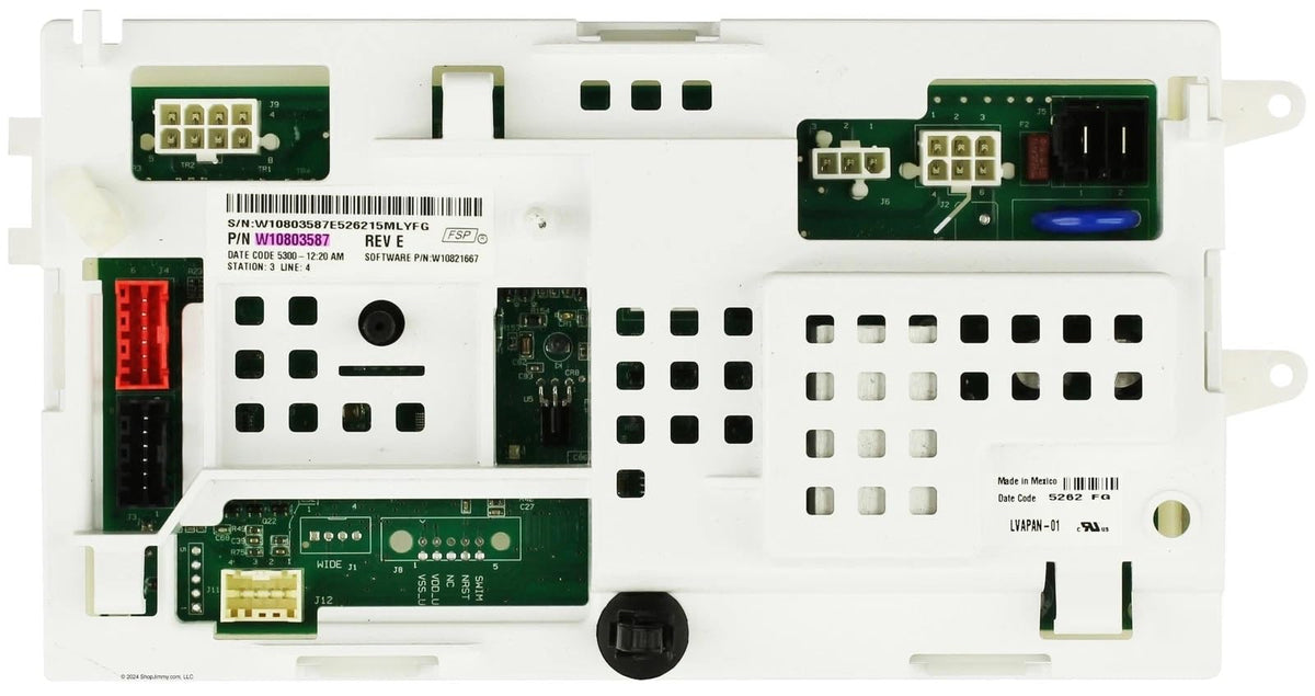 W10803587 for Maytag Whirlpool Washer Control Board MVWC555DW1