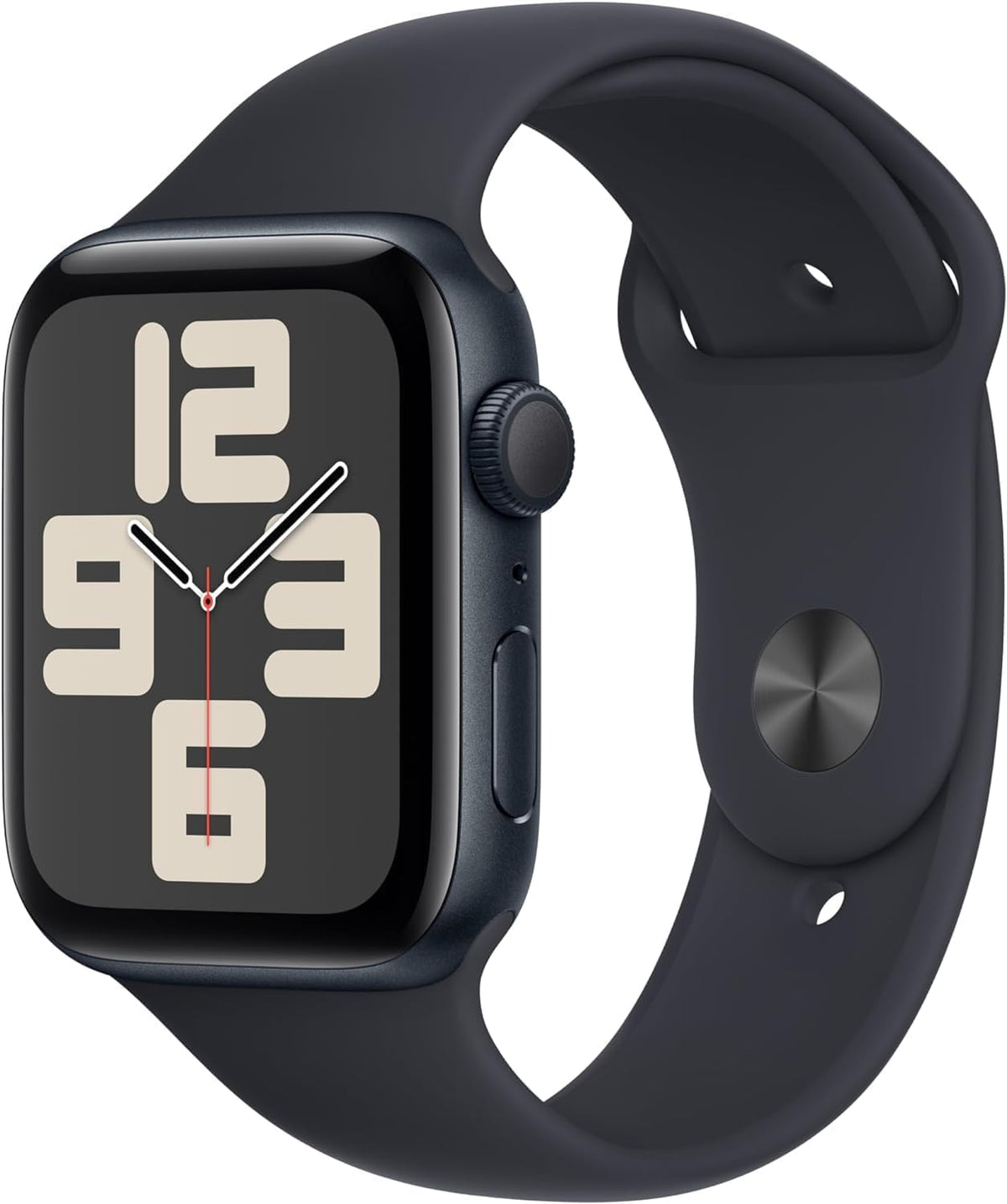Apple Watch SE (2nd Gen) (GPS, 40mm) - Midnight Aluminum Case with Midnight Sport Band, S/M (Renewed)