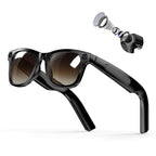 4K Smart Glasses with Camera, AI Glasses with EIS Stabilization, Photochromic Blue Light Blocking Lenses, Real-Time Translation, 410mAh Battery, 10+ Days Standby, HiFi Audio
