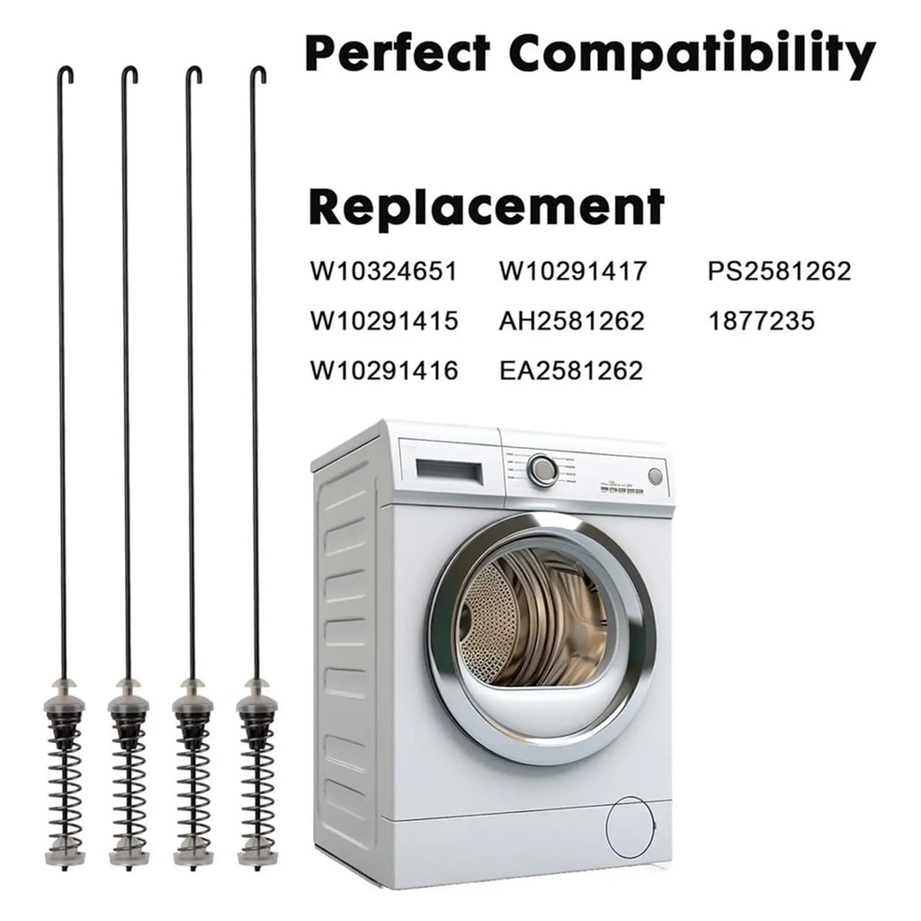 Washer Suspension Rod W11217817 Spring Damper,Compatible For Whirlpool