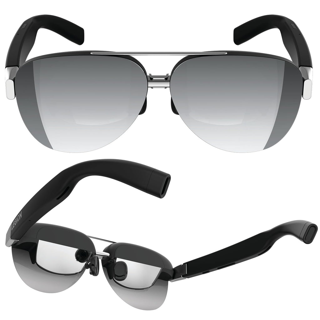Lenovo Legion Glasses Gen 2 - Micro-OLED Personal Wearable Monitor for Gaming & Movies, FHD 120Hz Plug-and-Play Display for Lenovo Legion Go & USB-C Devices, High-Fidelity Audio & Privacy