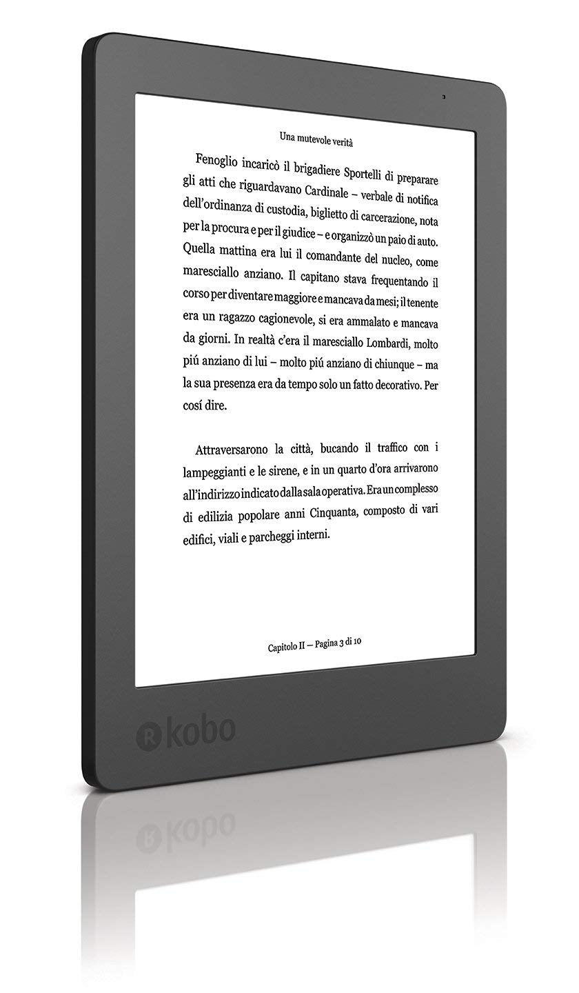 Kobo Aura - eBook reader - 4 GB - 6"(N236-KU-BK-K-EP)