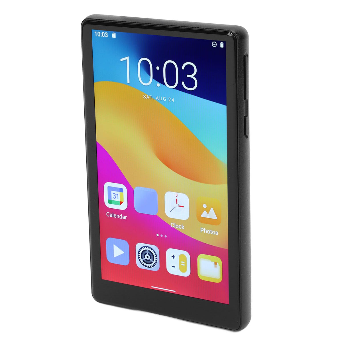 5.0in LED Multi Touch MP4 Player 1080P Video Playback Widescreen Portable Media with 2500mAh Battery Type C Fast Charging Supports AVI MOV MKV FM Radio Ebook Reader for Music and