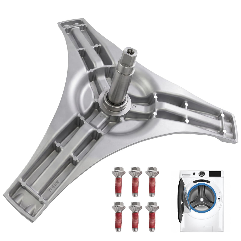 Washer Spider Arm Flange Shaft Assembly Fit for Ge Washer