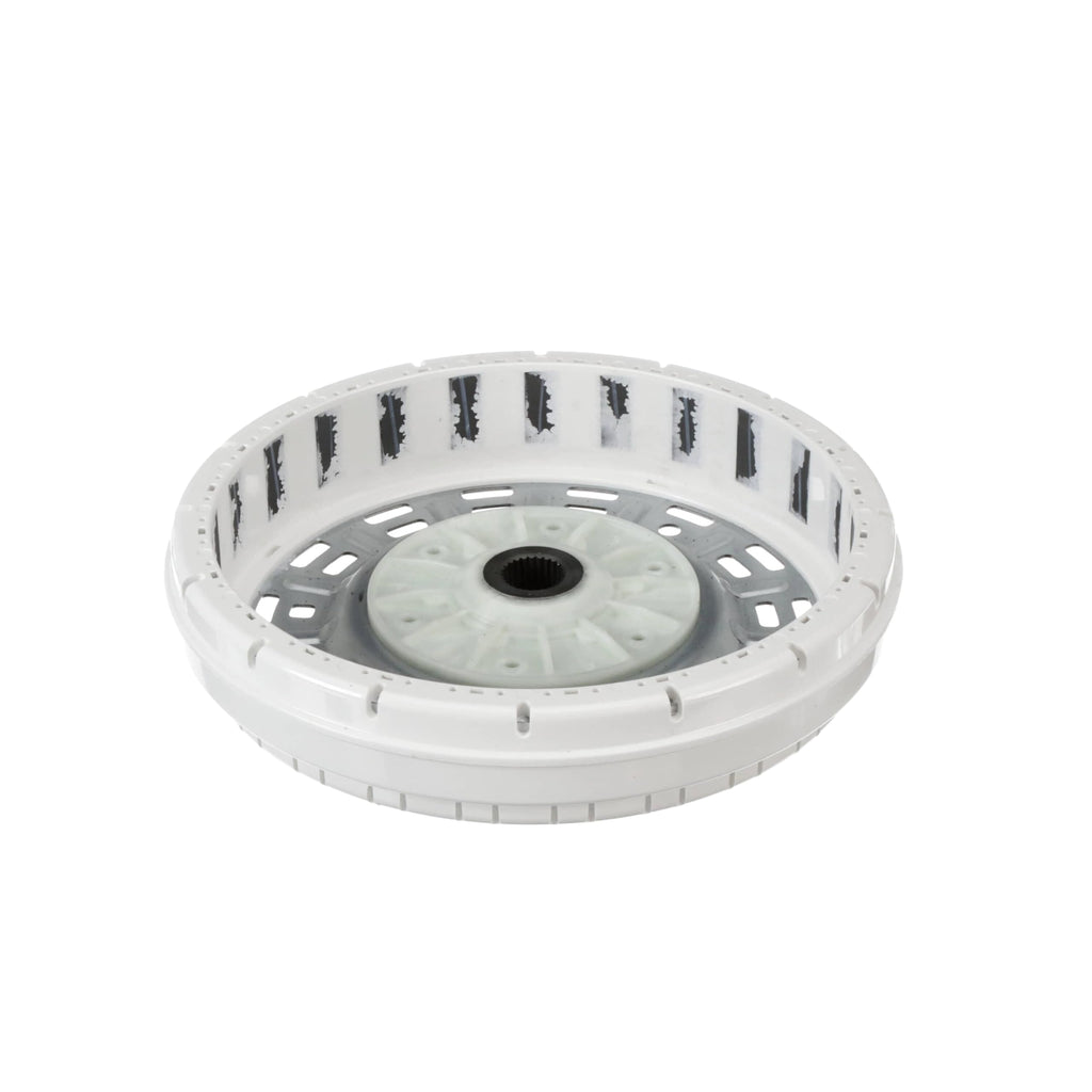 Motor Rotor Assembly For Front-Load Washer With Central Splined Hub And Perimeter Magnetic Segments, Compatible with Whirlpool Models W11314361, 7MWFC9822HC0, 7MWFC9822HC1
