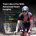 Frontier X2 Smart Heart Rate Monitor Chest Strap, Wearable Heart Rate Monitor with Strain, Breathing Rate, Real Time Vibration Alerts and 20+ Fitness Activities with Continuous Heart Monitoring