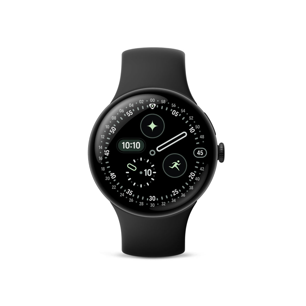 Google Pixel Watch 4 (45mm) - Smartwatch - Moonstone Active Band - Wi-Fi