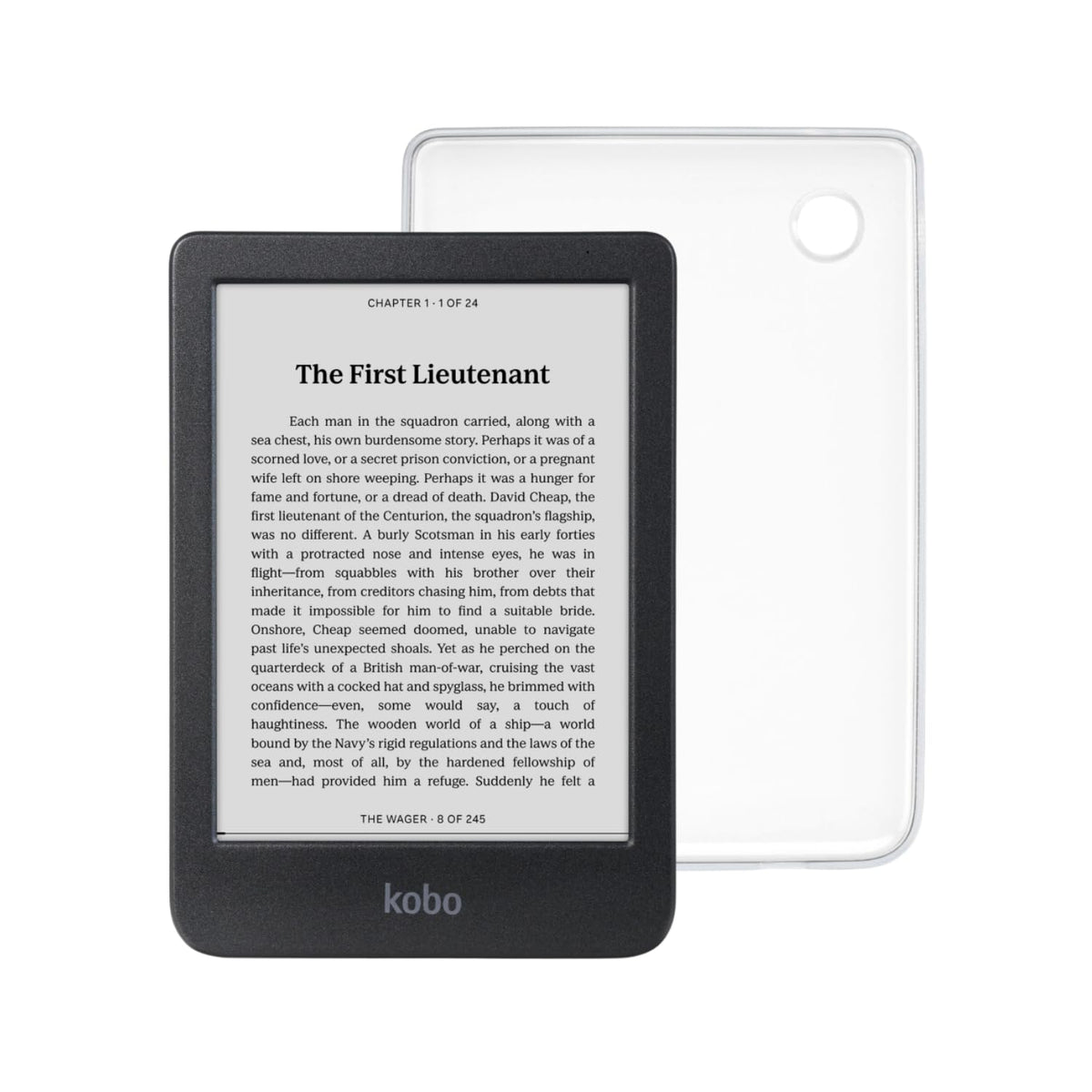 Kobo Clara BW eReader with Case Bundle (Candy Pink SleepCover, Case Bundle)
