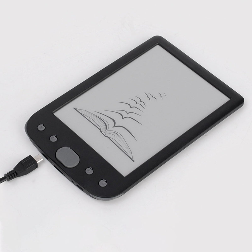 6 Inch Electric Book Reader with E Ink Screen, Portable Digital Ebook Reader, Lightweight Touch Screen Reader for PDF EPUB MOBI TXT, 8GB Memory 2500mAh Battery