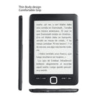 BK6033 Electric Book Reader, 6 Inch Ink Screen E Reader with 8GB Storage and Adjustable Brightness, Portable Digital Reading Device for Commuting and Travel